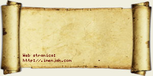 Julijana Jovanović vizit kartica